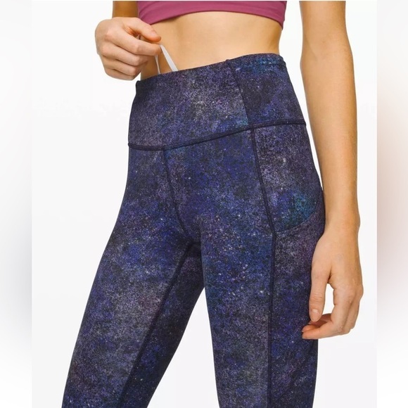 Lululemon RARE Fast Free Tight II 25" Nulux Polar Lights Blue Multi Celestial 6 - Picture 3 of 12